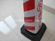 No Parking Traffic Cones PE Warning Cones Reflective Flexible Safety Barriers