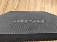 Non - Toxic Odourless Black Groove Grip Top Textured EVA Foam Shoe Sole Sheet