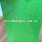Tear-Resistant nhựa vải Eyelet dệt màu xanh PVC Coated Vải vải nhựa vải