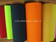 Colorful 3mm Thick Thick Neoprene Fabric , SBR SCR CR Neoprene Airprene Fabric