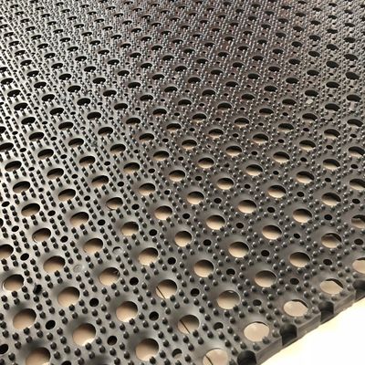 Outdoor Water Drain Holes Anti-slip Rubber Mat for Wet Areas - Weather-resistant and Easy to Clean