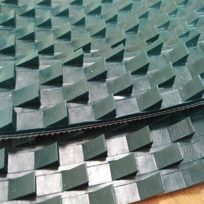 Băng tải PVC răng cưa chống tĩnh điện Bletwin dùng cho đánh bóng đá cẩm thạch