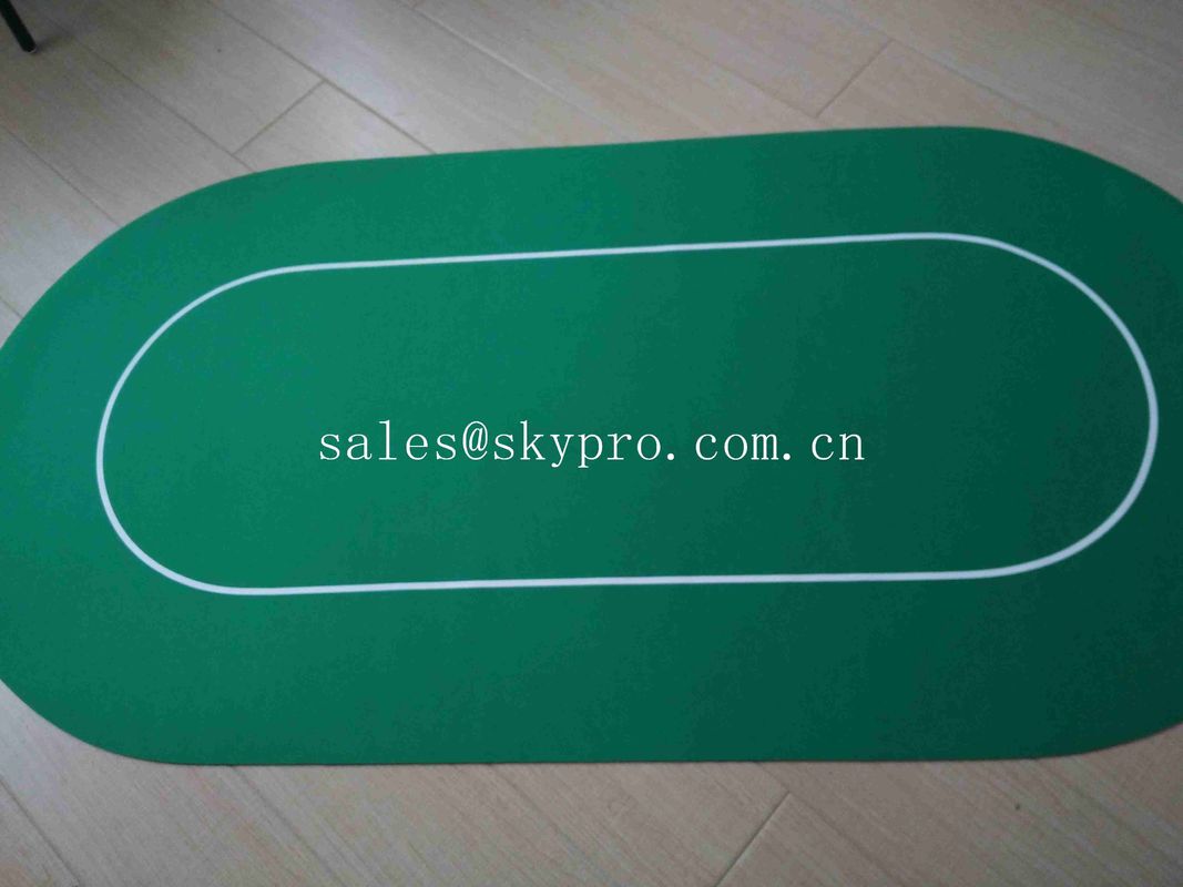 Foldable Poker Felt Gambling Table Mat , Professional Mahjong Table Mats