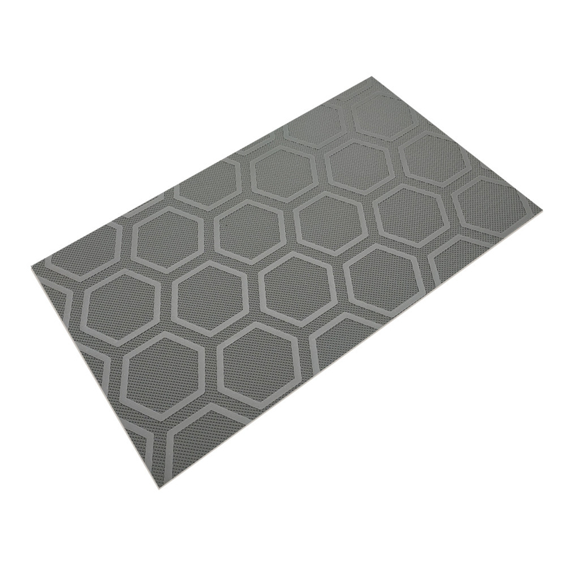 2 Ply băng chuyền PVC không trượt chống mòn sáu thanh hình lục giác