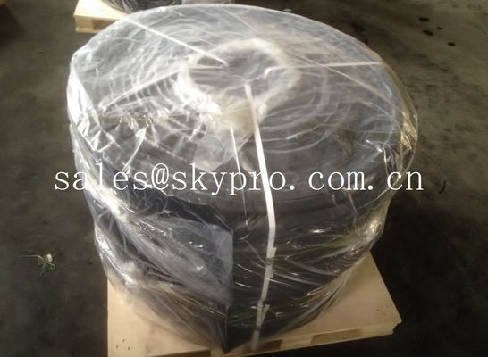 Soft wear resistant chamfered edge conveyor skirting rubber board