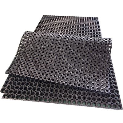 Waterproof Drainage Rubber Mats with Textured Surface and 1-50mm Thickness for Kitchen Hollow Floor